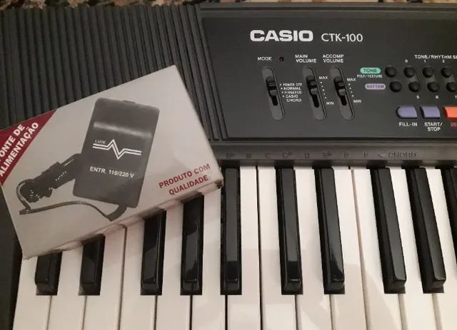 Alimentatore 9V Per Tastiera Casio CTK-100/120/130 - Adattatore AC/DC 3m Cavo Lungo - Spina Europea