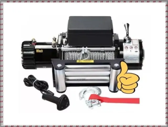 Guincho elétrico 12 volts 13000 Libras - 5900 kg - Amarock - Hyllux - Etc