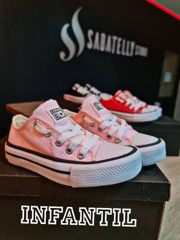 All star converse - Preto Couro - Sabatelly Store