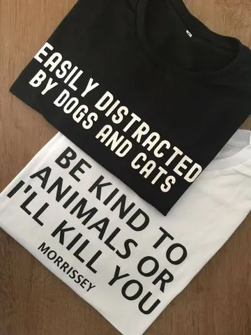 Camisas com frases diversas do P ao GG - Foto 4