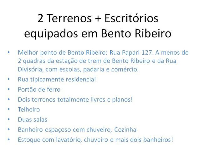Dois terrenos + Escritório Melhor ponto de Bento Ribeiro - Foto 16