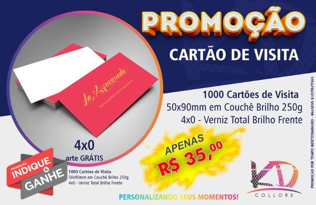 Promoção 1000 Cartões de Visita