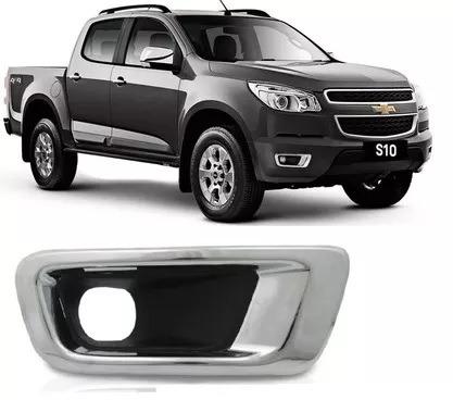 Grade Moldura Milha Aro Cromado S10 2012 A 2015 Direito