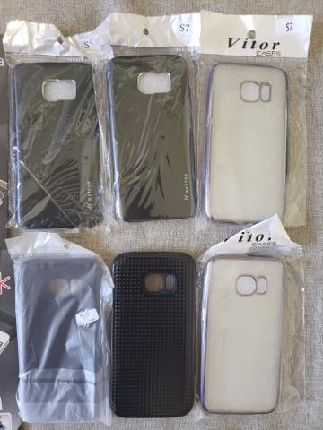 Samsung S7 - lote de capas e peliculas de vidro