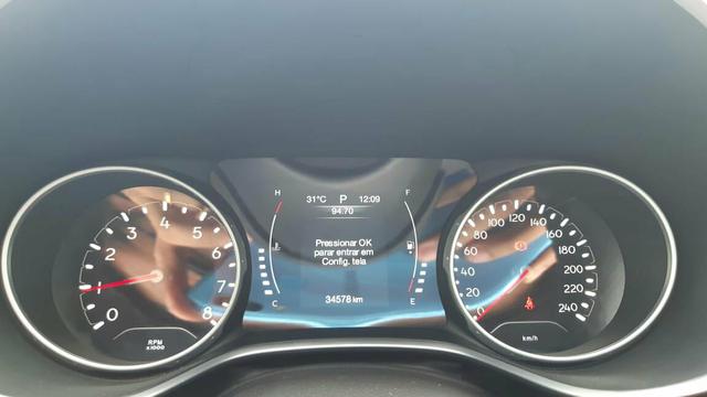 Jeep compass longitude 2.0 4x2 flex at 17-18 preta - Foto 2