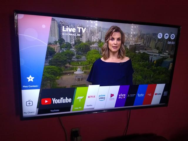 Smart lg 43 polegadas - Foto 2