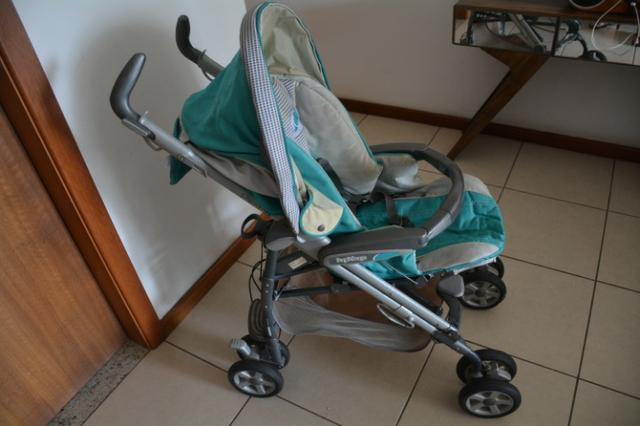 Carrinho de bebê da PegPerego + capa confortável - Foto 3