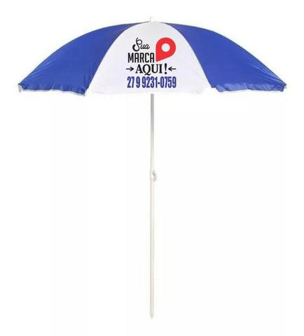 Guarda Sol Personalizado Logo Praia Propaganda 1,80 - Foto 2