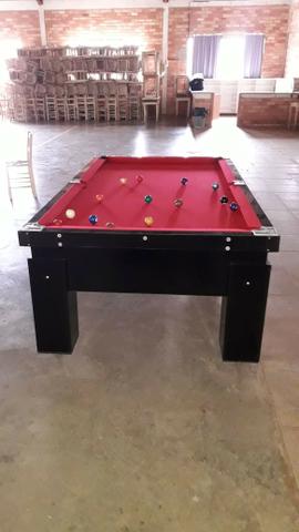 Mesa Gaveta Frete Grátis Cor Preta Tecido Vermelho Mod. FGTE8997 - Foto 3