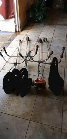 Vende se roçadeira sthil fs 80 máquina semi nova toda revisada, só pegar e trabalhar