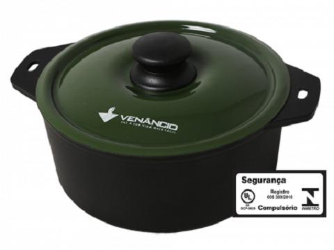 Panela de Ferro Fundido com Tampa Esmaltada - Marcos - Foto 4