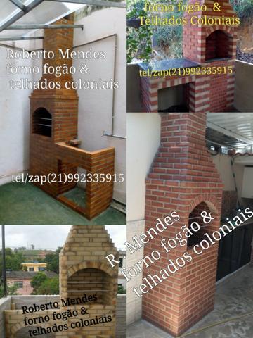 Churrasqueiras forno fogão & Telhados Coloniais - Foto 4