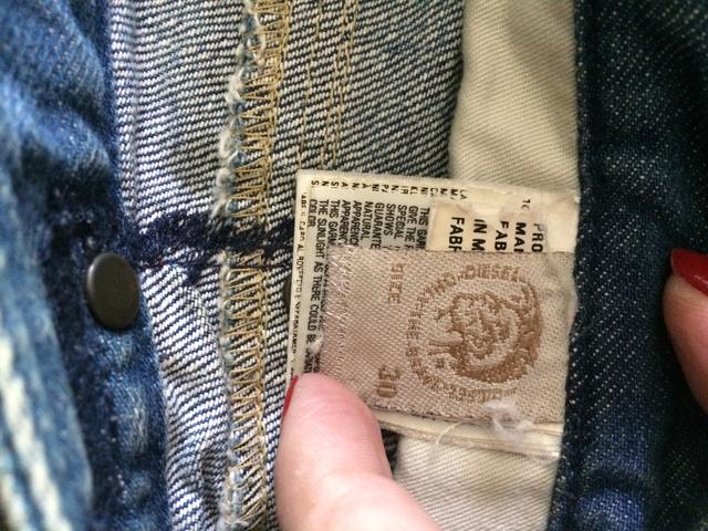 Short jeans curto Diesel original - Foto 6