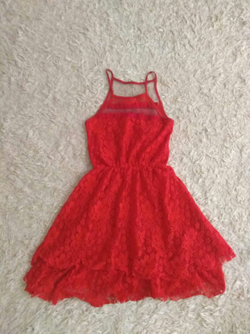 olx vestido vermelho