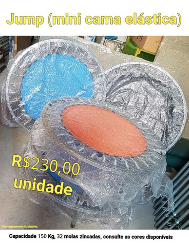 Cama elástica , anilhas, barras , acessórios treino - Foto 6