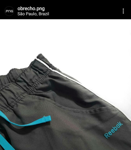 calça tactel reebok