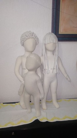 Manequim tecidos familia