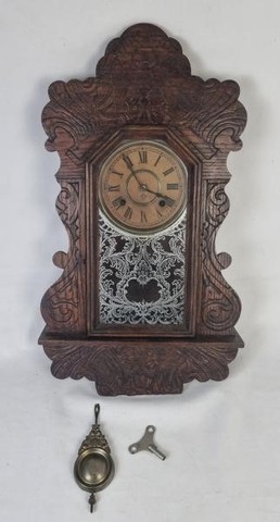 relógio de parede ansônia, modelo capelinha - Foto 2