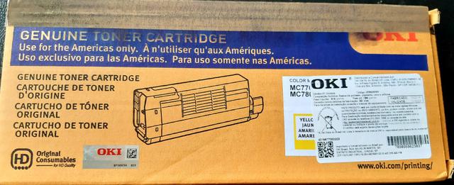 Toner compativel c710 / c711 yellow original 100% novo