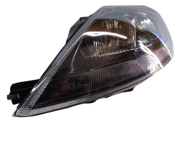 Farol Mascara Negra Citroen C3 2003 04 a 2011 2012 Esquerdo - Foto 3