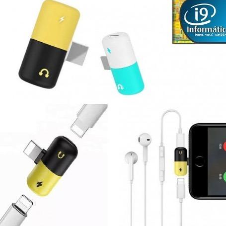 Adaptador lightning de áudio duplo