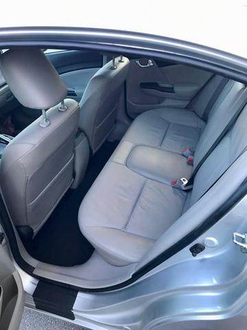Honda civic 2015 lxr 2.0, automático, top com bancada de couro, impecável!!! - Foto 8