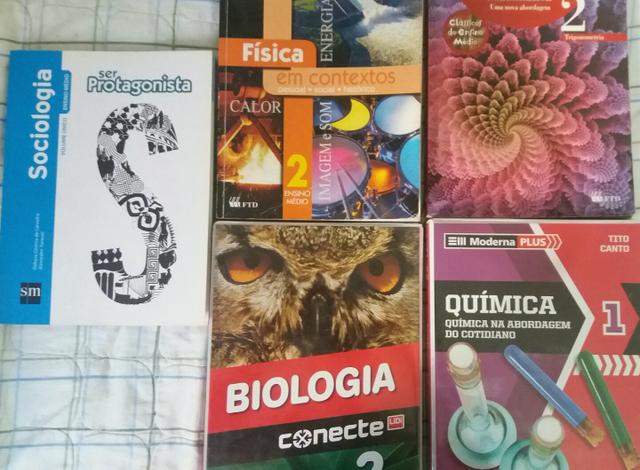 Pack de livros estudantis íntegros