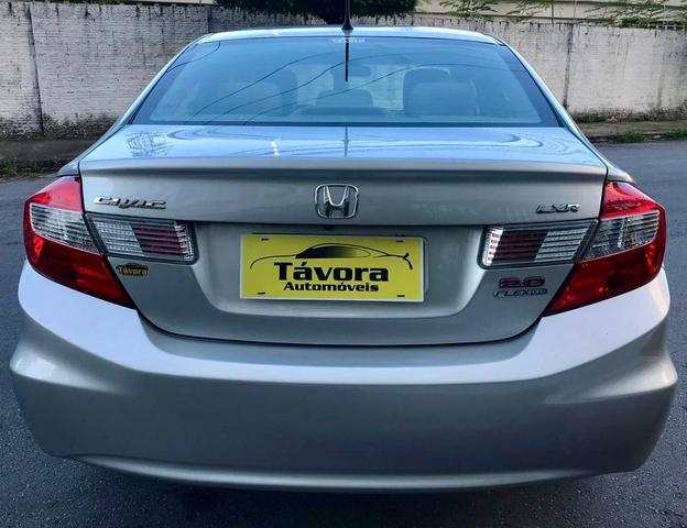 Honda civic 2015 lxr 2.0, automático, top com bancada de couro, impecável!!! - Foto 3