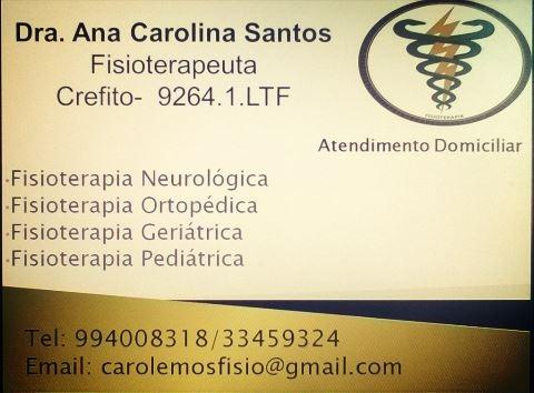 Atendimento de Fisioterapia Domiciliar ou no Consultório