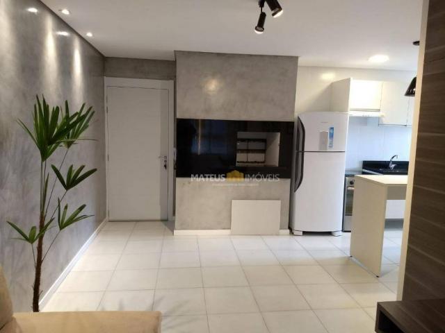 Apartamento com 2 dormitórios para alugar, 55 m² por R$ 1.765,00/mês - Universitário - Laj - Foto 12