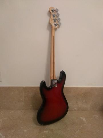Contrabaixo Fender Squier Standard Jazz Bass Sunburst (Deep red) - Foto 2