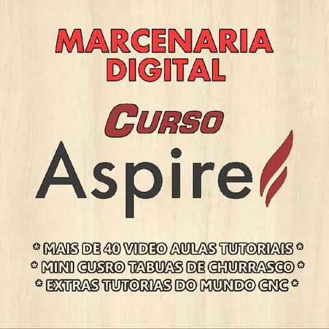 Curso Aspire Pró Vectric + Extras - Vídeos Aulas Tutoriais