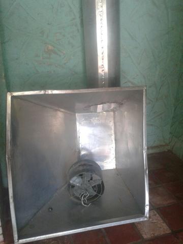 Coifa com exaustor
