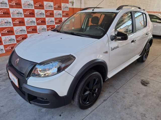 SANDERO STEPWEY TWEED 1.6 2014 COMPLETO RECUPERADO DE LEILAO DE FINANCIAMENTO