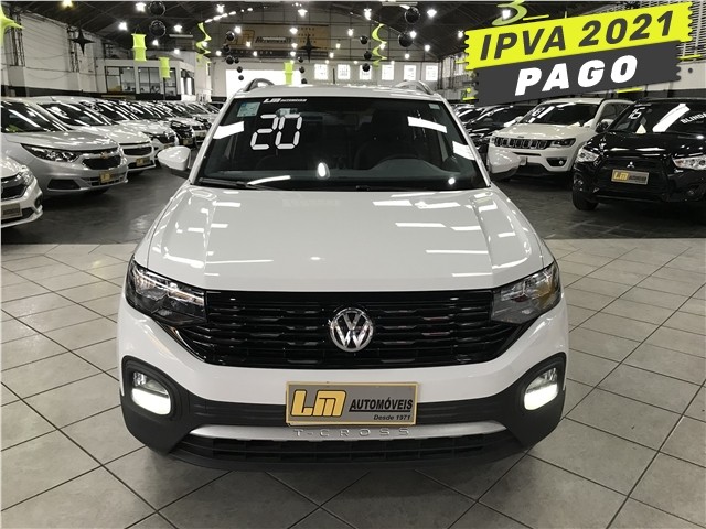 VOLKSWAGEN T-CROSS 2020 1.0 200 TSI TOTAL FLEX AUTOMÁTICO