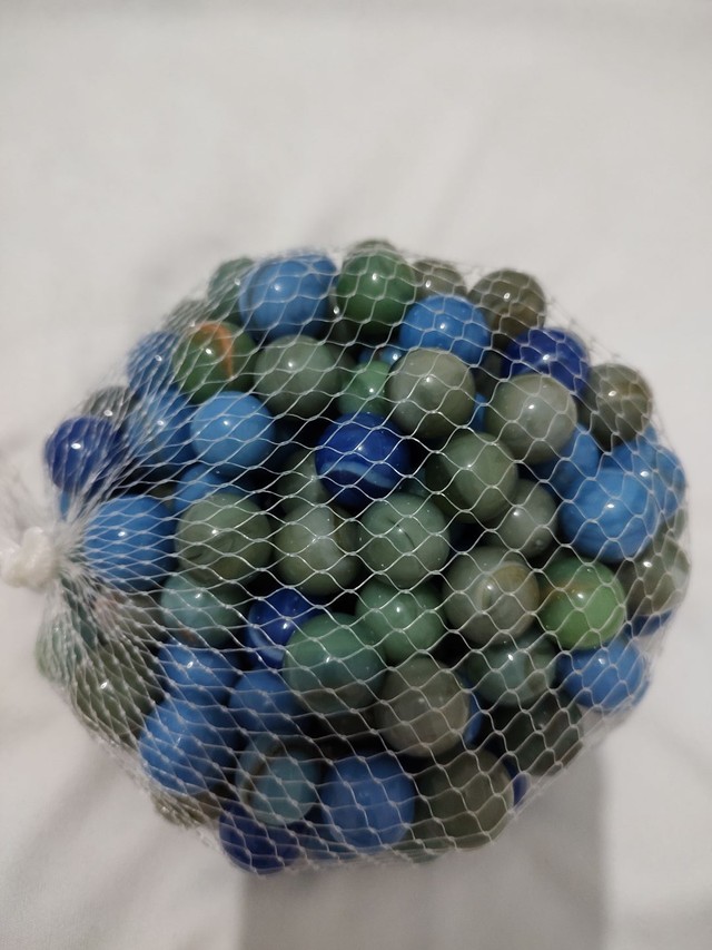 150 Bolas de gude leitosas, selecionadas!!!! - Foto 3