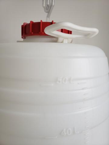 Bombona Barril 50 Litros C Poço Térmico Torneira Airlock S - Foto 2