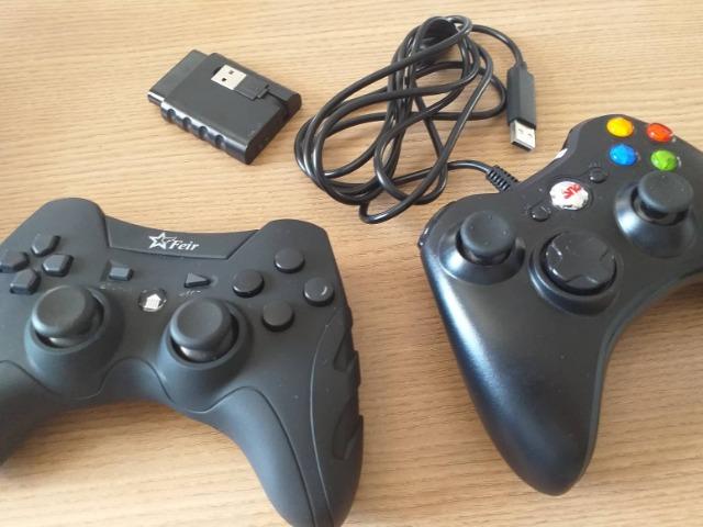 Controles para computador, com e sem fio, Xbox e PS3 - Foto 3
