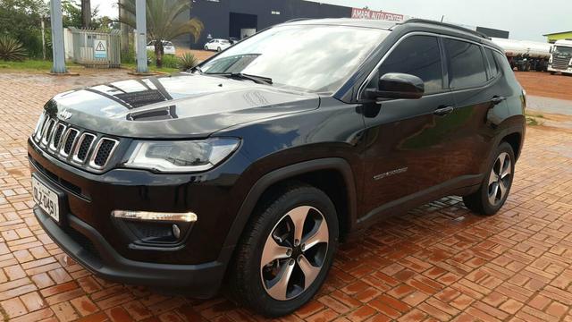 Jeep compass longitude 2.0 4x2 flex at 17-18 preta