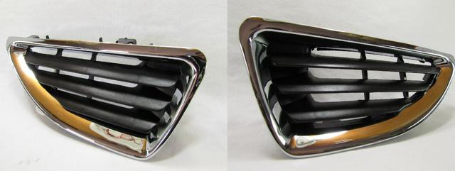 Par Grade Radiador Megane Cromada 2000 2001 2003 2004 2005 - Foto 4