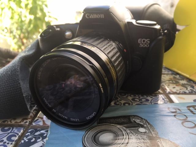 Camera Canon Eos500 Com Lente 28-80 Mm Analogica - Foto 6