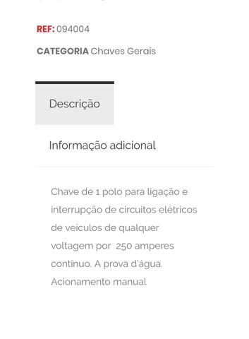 Chave geral manual cod. 094004 - Foto 2