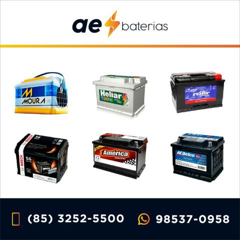 Bateria 90Ah, 95Ah, 100Ah pela moura, heliar ou bosch