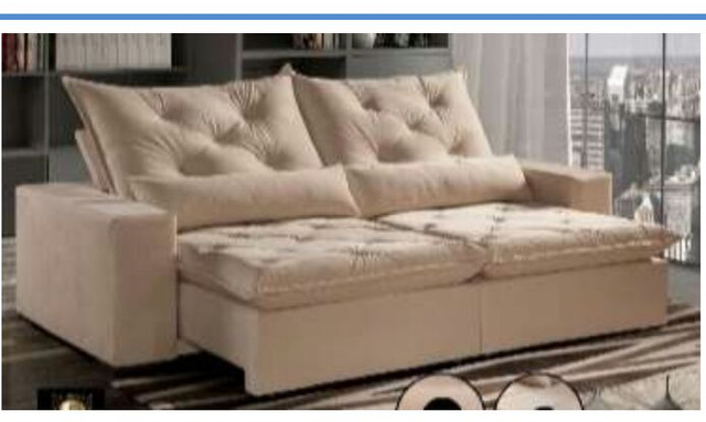 Quarto sofa retratil e reclinável