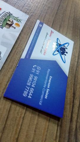 Cartão de Visita com Verniz Localizado - Foto 3
