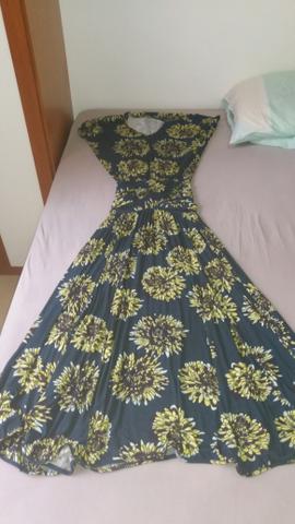 Vestido longo- Animale