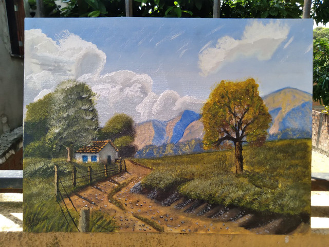 Pintura De Paisagem Em Tela Objetos De Decoracao Colonia Terra Nova Manaus 785678336 Olx