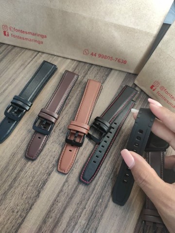 Pulseira de Couro para Amazfit Bip - Foto 2