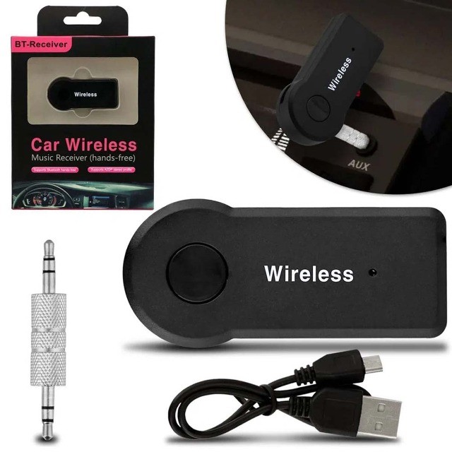 Receptor Bluetooth Adaptador P2 Music Receiver Portátil Wireless