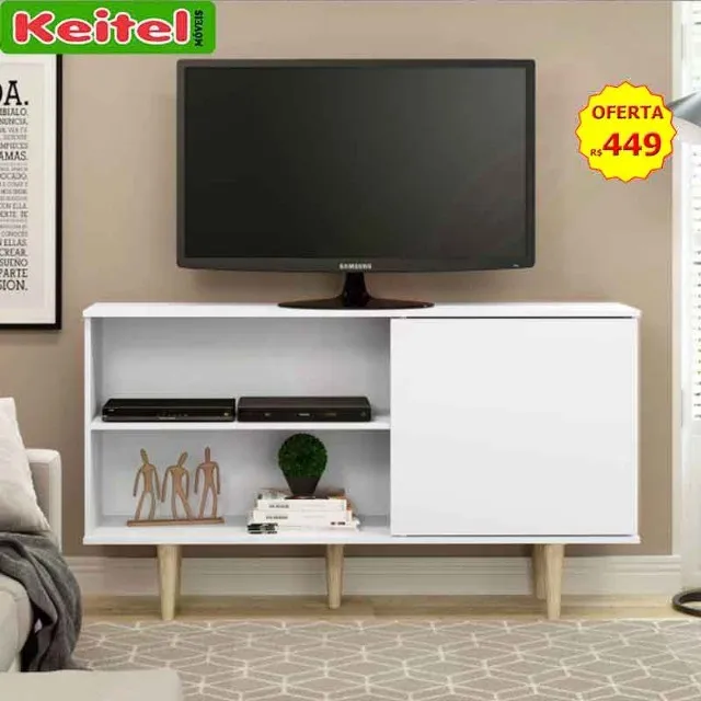 Rack p/ Tv Aparador Pádua Branco